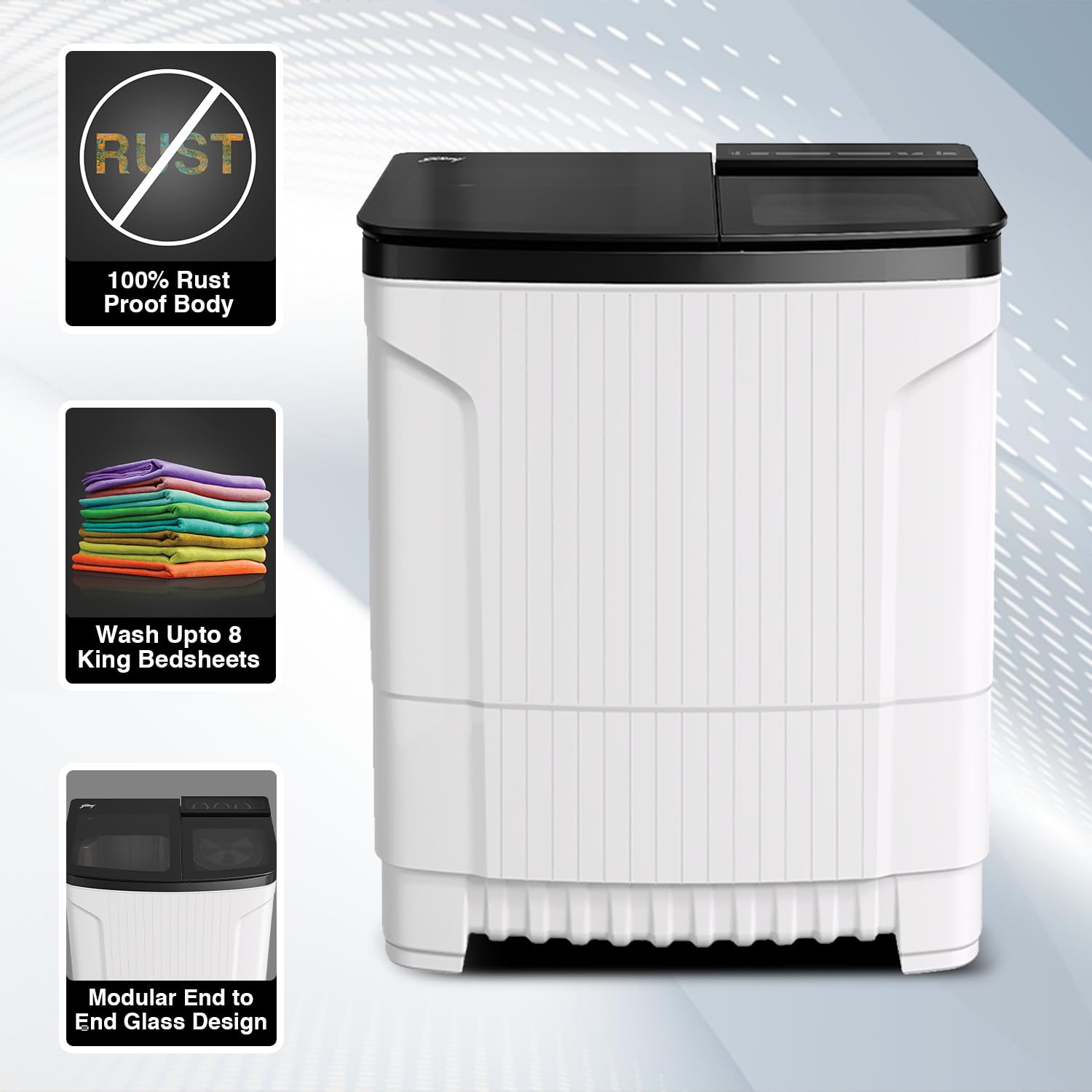 Godrej Edge Ultima 8 Kg 5-Star Semi-Automatic Top Load Washing Machine