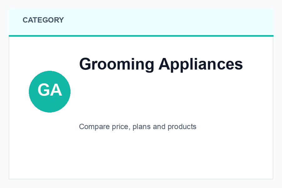 Grooming Appliances